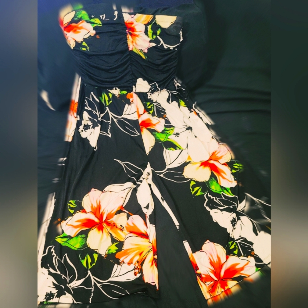 Strapless Culotte/Jumper